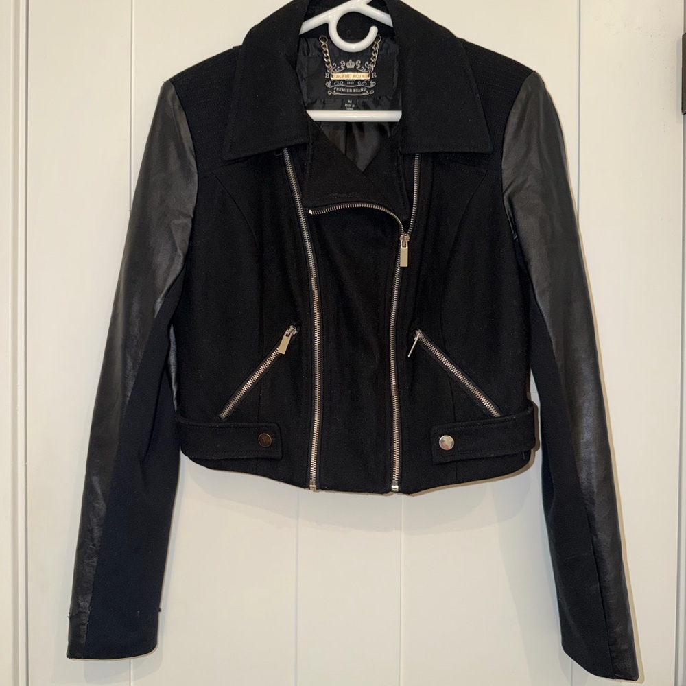 FREE w/‎ PURCHASE- Women's Blanc Noir Cropped Jacket